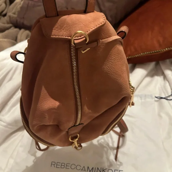 Rebecca Minkoff Julian Convertible Suede mini backpack - Picture 5 of 5